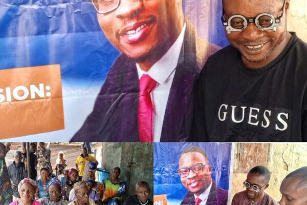 ‘Love Your Eyes’ Campaign: Over 100 Elderly persons benefit from DAF organized Free Eye screening, Glasses at Kolawole/Sasere in Ondo East