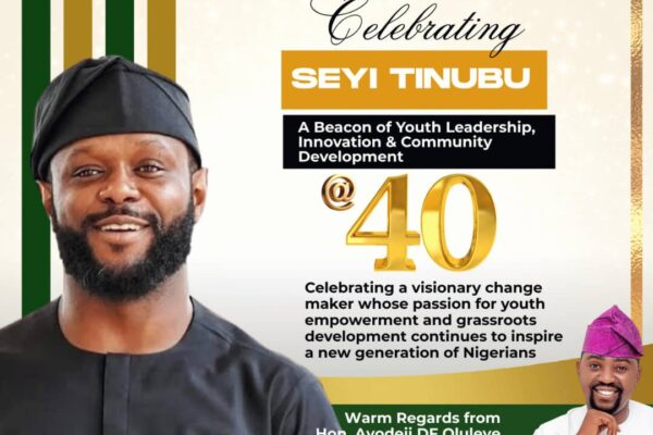 We appreciate your youths Empowerment —Convener of Ogo Akure group, Ayodeji Oluleye celebrates Seyi Tinubu @40