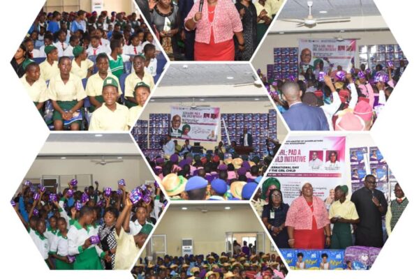 Ondo Govt distributes sanitary towels to 5000 school girls, educates them on digital skills