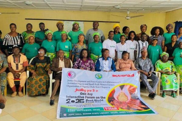 JDPC, Ondo women farmers recommend steps to end food crisis