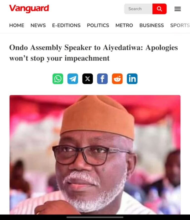 No plot to impeach Aiyedatiwa, but Ondo Speaker, Oladiji must go —12 Lawmakers